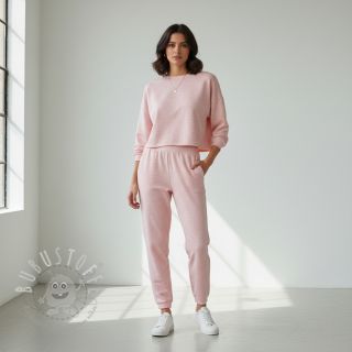Sweat kuschel JOGGING rose melange