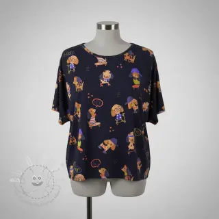 Jersey Dogs navy digital print