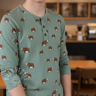 Jersey Bears dark mint melange