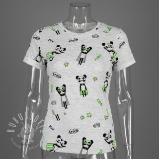 Jersey NEON Super heroes ecru melange