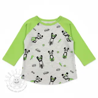 Jersey NEON Super heroes ecru melange
