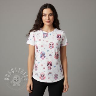 Jersey Dolls white digital print