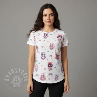 Jersey Dolls white digital print