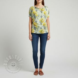 Jersey VISCOSE Enjoy The Silence lemon digital print