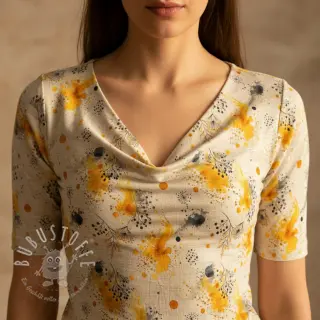 Jersey VISCOSE Soothing Fields yellow digital print