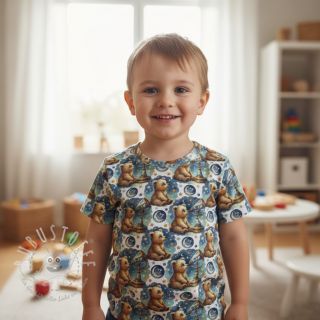 Jersey Mini animals design A digital print