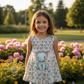 Jersey Mini animals design B digital print