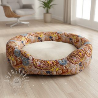 Kunstfell Paisley digital print