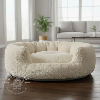 Kunstfell LUREX SILVER ecru