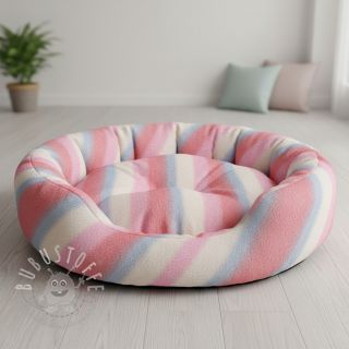 Kunstfell Rainbow diagonal stripe