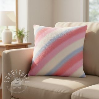 Kunstfell Rainbow diagonal stripe