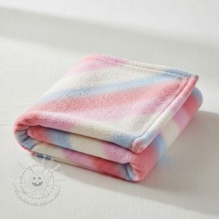 Kunstfell Rainbow diagonal stripe