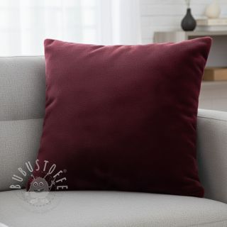 Kunstfell SMOOTH bordeaux