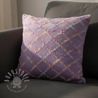 Kunstfell mit Tüll MULTI lilac