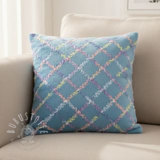 Kunstfell mit Tüll MULTI blue shadow