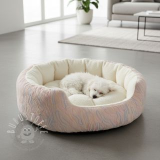 Kunstfell mit Tüll powder