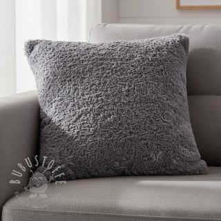 Kunstfell Curly grey