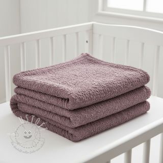 Kunstfell Curly mauve