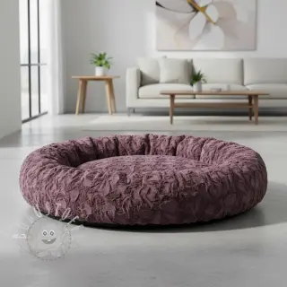 Kunstfell aubergine
