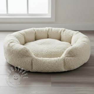 Kunstfell Curly ecru