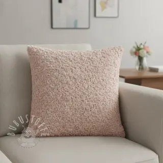 Kunstfell Curly rose