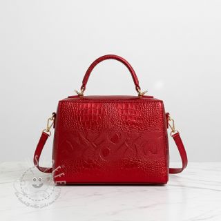 Kunstleder SNAKE rouge metal