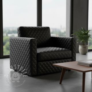 Kunstleder MATELASSE noir