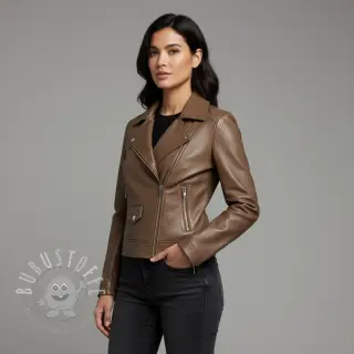 Bekleidungskunstleder taupe