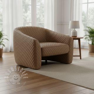 Kunstleder MATELASSE taupe