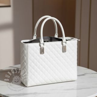 Kunstleder MATELASSE blanc