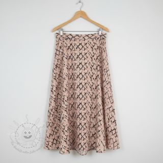 Viskosestoff leinen Ivy Diamonds design B digital print