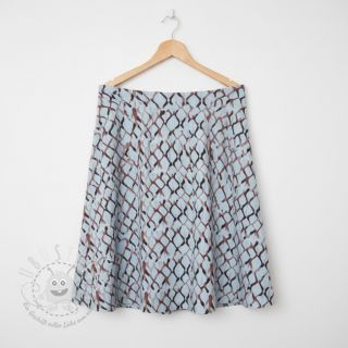 Viskosestoff leinen Ivy Diamonds design A digital print