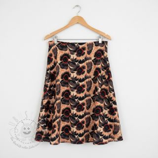 Viskosestoff leinen Sunlower design B digital print