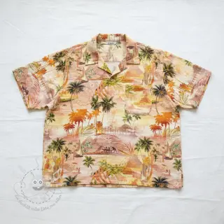 Viskosestoff leinen Egypt design B digital print