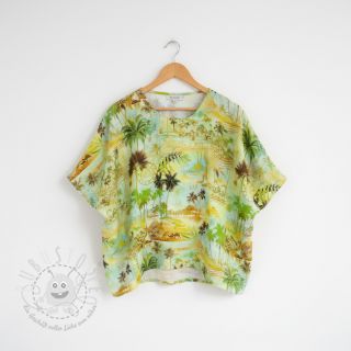 Viskosestoff leinen Egypt design A digital print