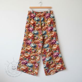 Viskosestoff leinen Marigold design C digital print