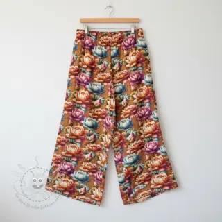 Viskosestoff leinen Marigold design C digital print