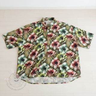 Viskosestoff leinen Azalea design C digital print