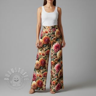 Viskosestoff leinen Rosalie design A digital print