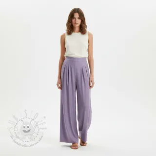 Viskosestoff leinen PREMIUM lavender