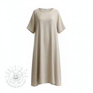 Viskosestoff leinen PREMIUM sand