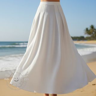 Viskosestoff leinen PREMIUM white