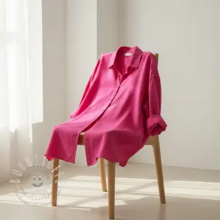 Viskosestoff leinen PREMIUM fuchsia