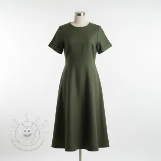 Viskosestoff leinen PREMIUM army