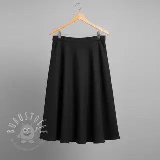 Viskosestoff leinen CRINCLE black