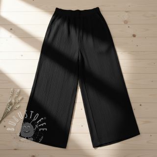 Viskosestoff leinen CRINCLE black