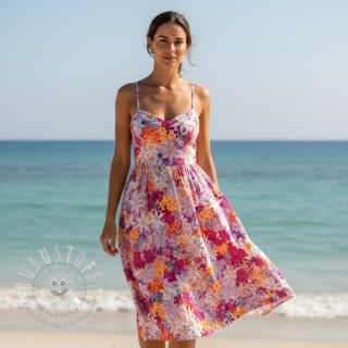 Viskosestoff RADIANCE Gracia flowers digital print