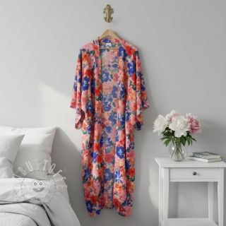 Viskosestoff RADIANCE Cornelia flowers pink digital print