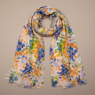 Viskosestoff RADIANCE Danaan yellow digital print