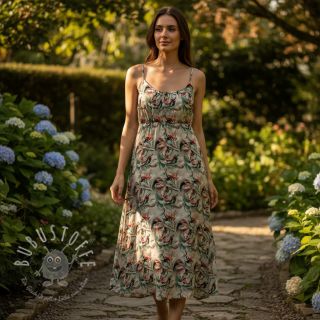 Viskosestoff RAYON POPLIN Diverse graphics design E digital print